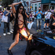 Image for article titled New York City's Drag March Brought the Glamour, Glitter, Feathers, and Leather